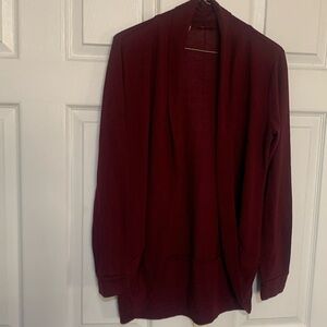 Bluenotes Deep Red Cardigan